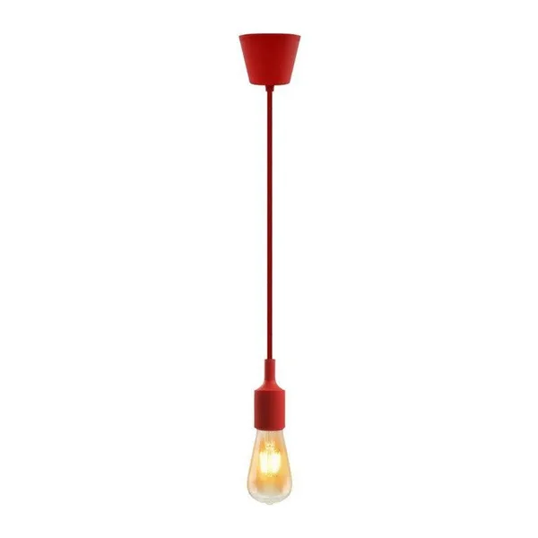 Tronic Hanging E27(Screw) Pendant Holder - Red