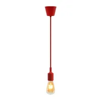 Tronic Hanging E27(Screw) Pendant Holder - Red
