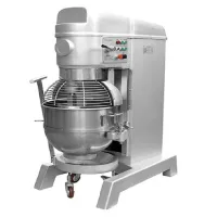 Commercial Electric Food Mixer 80L, 4kW High-Power 3-Speed Planetary Mixer with Safety Guard B80F