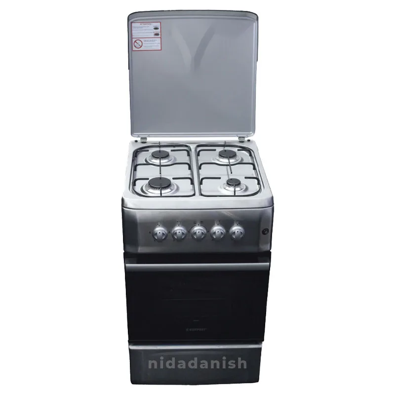 Westpoint Cooker 50x55cm, 3 Gas Burners, 1 Electric Plate with Electric Oven & Grill White WCER5531E0