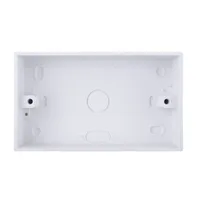 Tronic PVC Cavity Box - 2 Gang, 29mm Deep
