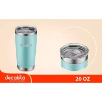 Decakila Travel Mug 570ML 20oz Mug Tumbler| Stainless Steel, Vacuum Insulated Water Coffee Tumbler Cup, Double Wall Powder Coated Spill-Proof Thermal Cup KMTT024L
