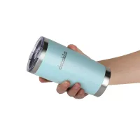 Decakila Travel Mug 570ML 20oz Mug Tumbler| Stainless Steel, Vacuum Insulated Water Coffee Tumbler Cup, Double Wall Powder Coated Spill-Proof Thermal Cup KMTT024L
