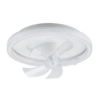 Tronic Round LED Ceiling Fan with Transparent Blades - Tri-Color Light