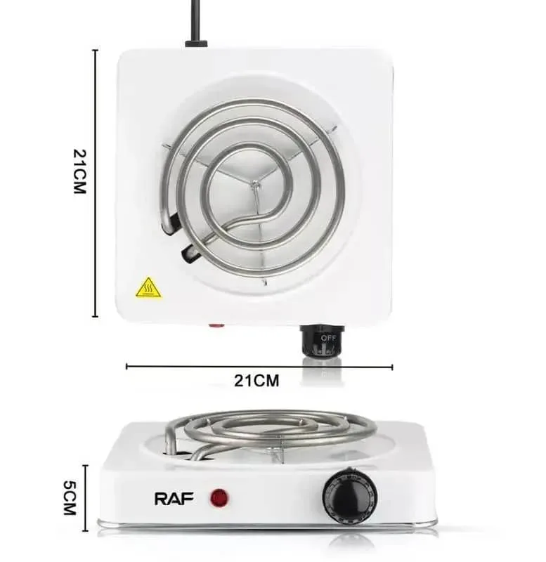 RAF Hotplate 8L 1000W Single Coil, Uniform Heat, Simple Operation R.8010B 4 RAF Hotplate 8L 1000W Single Coil, Uniform Heat, Simple Operation R.8010B