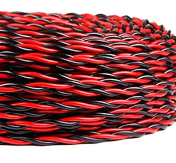 Tronic 0.75mm 2 Core Flexible Red & Black Twisted Cable