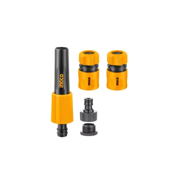 Ingco 5pcs Twist Nozzle Set, Plastic Hose HHCS05122