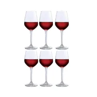 Ocean Wine Glass 6pc Lexington Red Wine 455ml Fine Rim Stemware 1019R16