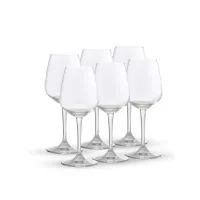 Ocean Wine Glass 6pc Lexington Red Wine 455ml Fine Rim Stemware 1019R16