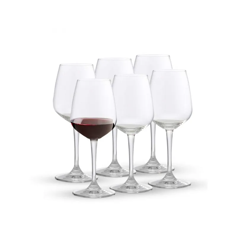 Ocean Wine Glass 6pc Lexington Red Wine 455ml Fine Rim Stemware 1019R16