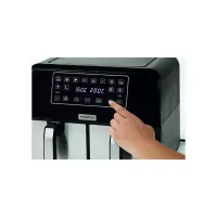 Kenwood Digital Twin Air Fryer 1.7KG+1.7KG 4L+4L XXXL Capacity with DualZone Technology & Dual Frying Baskets for Frying, Grilling, Broiling, Roasting, Baking, Toasting & Reheating HFM75.000MB