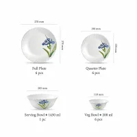 La Opala Dinner Set Royal Iris Classique 38 Pieces LR038