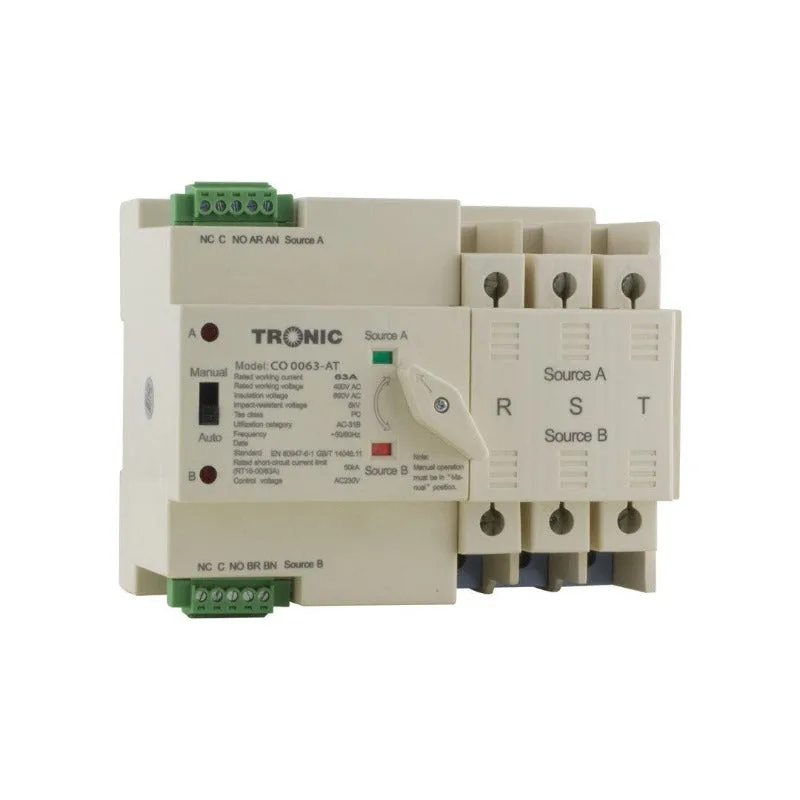 Tronic Automatic Transfer Switch 63A