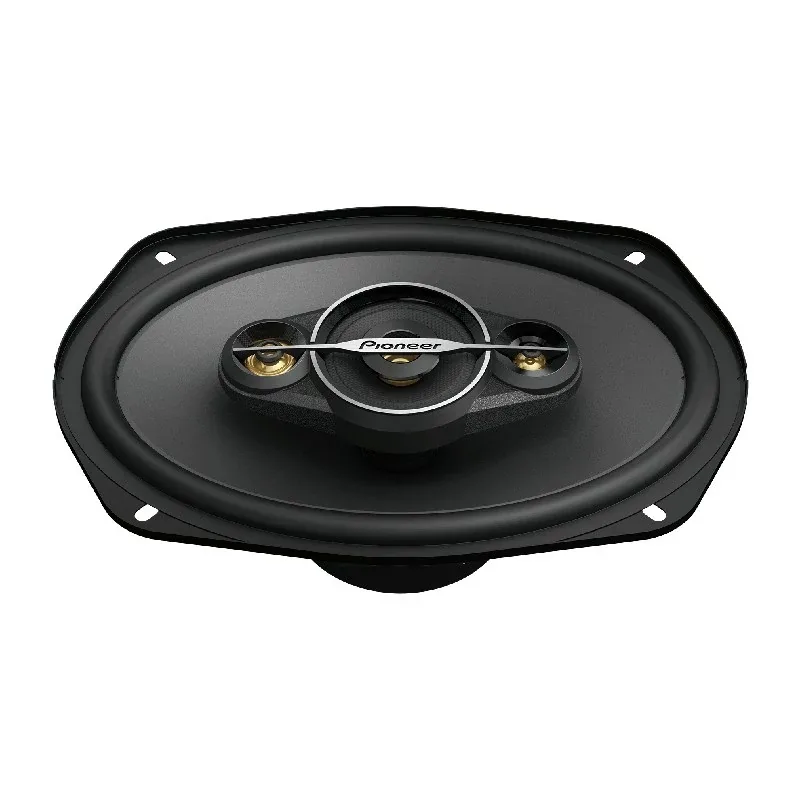 Pioneer Speaker, 6" X 9" 4 Way Speaker Set, 90W RMS, Open & Smooth Sound Concept, Carbon and Mica Reinforced Cone, 92 dB Sensitivity, Impedance 4Ω TS-A6968S