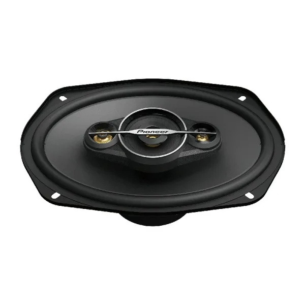 Pioneer Speaker, 6" X 9" 4 Way Speaker Set, 90W RMS, Open & Smooth Sound Concept, Carbon and Mica Reinforced Cone, 92 dB Sensitivity, Impedance 4Ω TS-A6968S