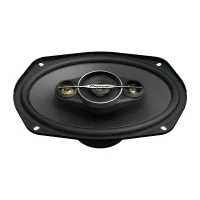 Pioneer Speaker, 6" X 9" 4 Way Speaker Set, 90W RMS, Open & Smooth Sound Concept, Carbon and Mica Reinforced Cone, 92 dB Sensitivity, Impedance 4Ω TS-A6968S