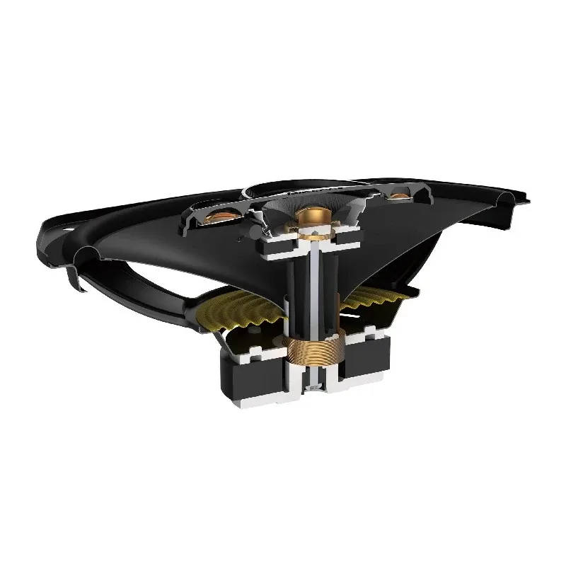 Pioneer Speaker, 6" X 9" 4 Way Speaker Set, 90W RMS, Open & Smooth Sound Concept, Carbon and Mica Reinforced Cone, 92 dB Sensitivity, Impedance 4Ω TS-A6968S