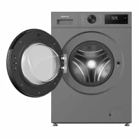 Hisense Washing Machine Front Load 6kg, Inverter Motor, 15 Wash Programs, Steam Wash, LED Display, Titanium Grey WF1I6022BT