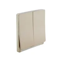 Tronic Gold - 2 Gang 2 Way Switch