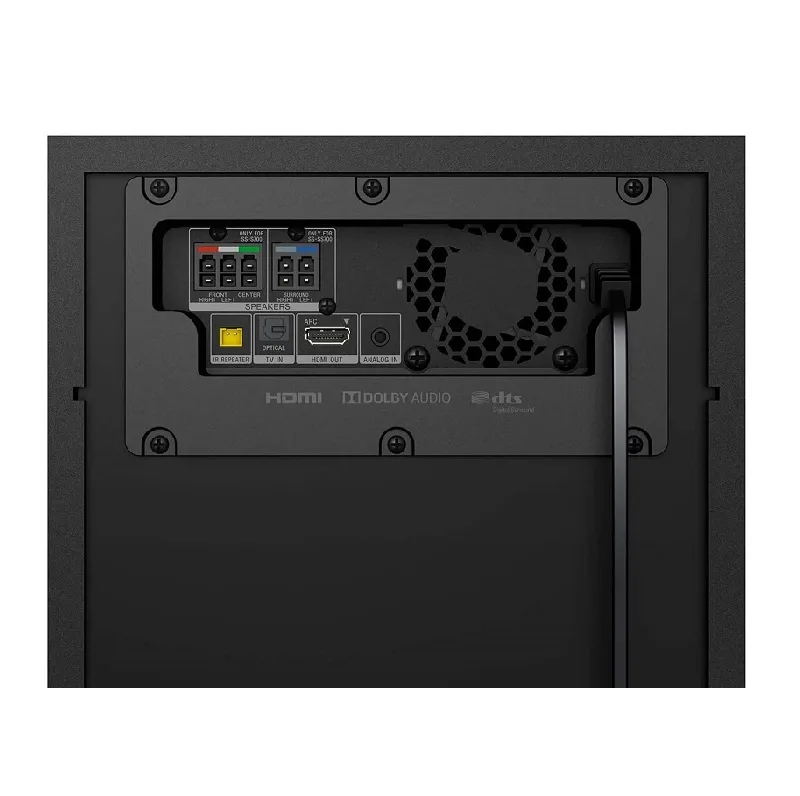 Sony Home Cinema Soundbar System 5.1ch 1000W with 2 Tall Boy Rear Speakers-not Wireless HT-S 700