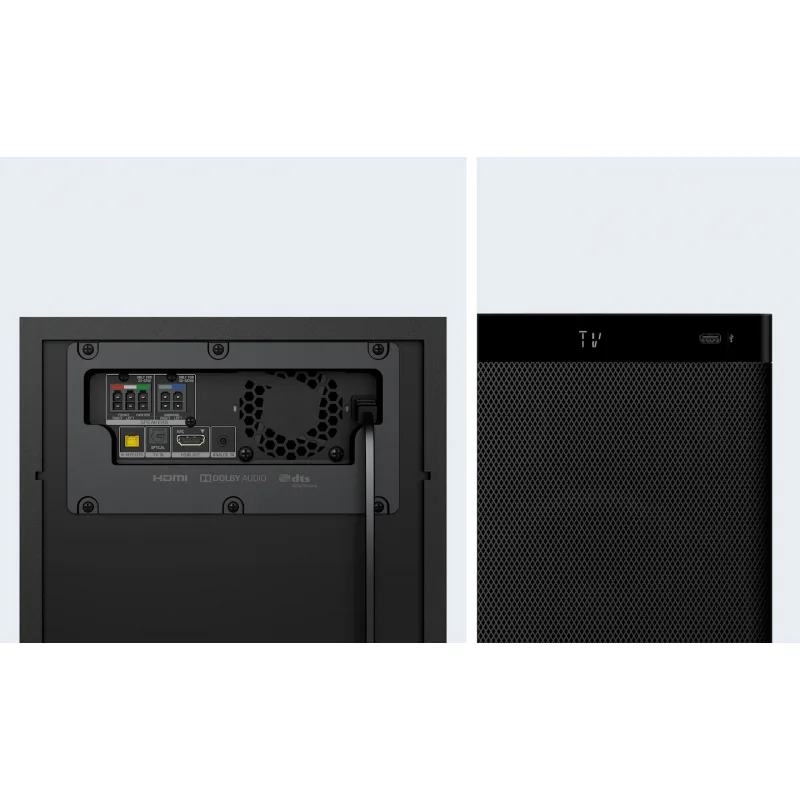 Sony Home Cinema Soundbar System 5.1ch 1000W with 2 Tall Boy Rear Speakers-not Wireless HT-S 700