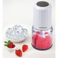 Kenwood Chopper 0.8l Plastic Bowl 400w Chp40.000wh - Stainless Steel Blades 2 Speeds With Pulse Ice Crush Powerful Motor