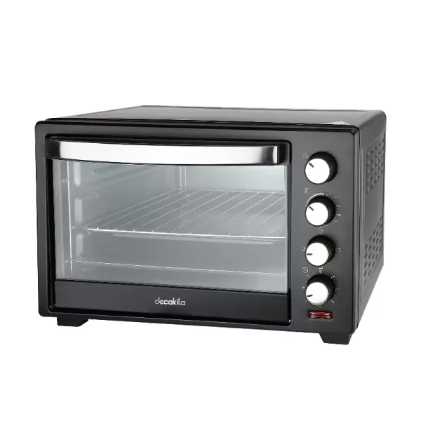 Decakila Oven Electric 38l with Rosting Function 1600w Keev010b 60 mins timer with stay on temperature control 3 heating function steel handle