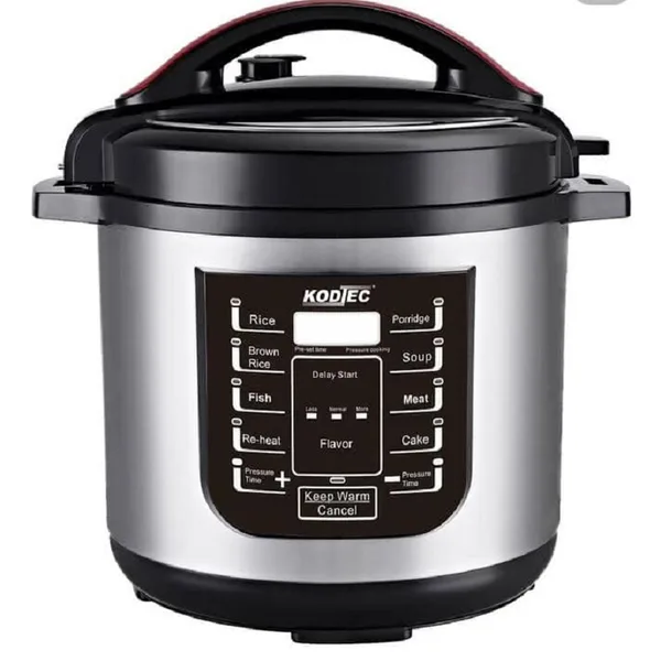 Kodtec Digital Electric Pressure Cooker High-Power Smart Cooker 1300W, Professional 13-in-1 Silver Multi-Cooker with Adjustable Pressure & Stainless Steel Pot KT-168DEP