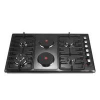Homebase Built-In Gas Cooktop Hob HB-6001-B Built-In Kitchen Cooking Hob HB-6001-B