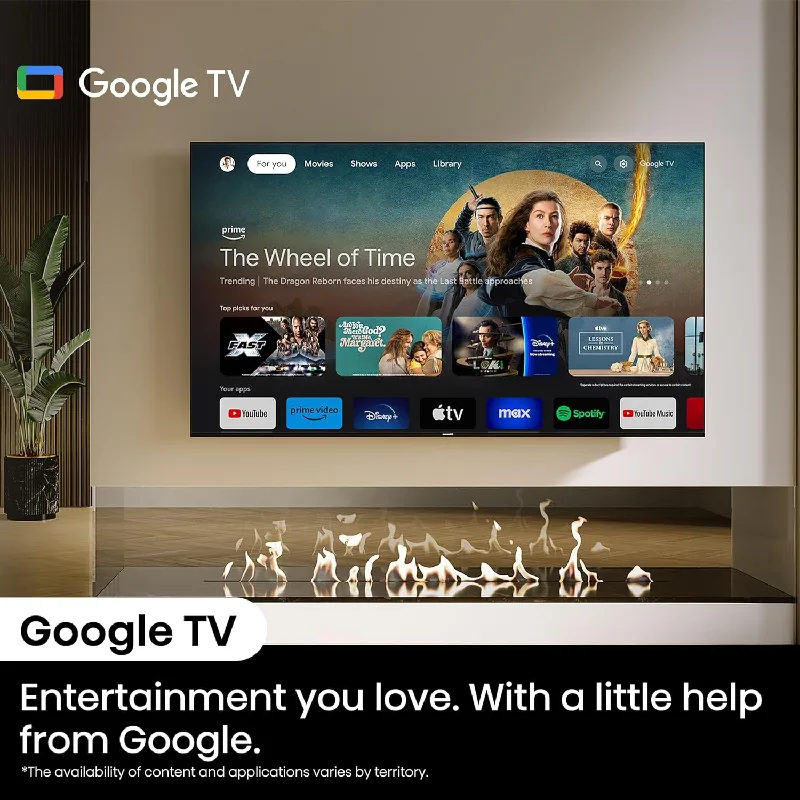 Hisense 50" QLED UHD 4K Smart TV with Dolby Vision & Atmos, 4K AI Upscaler, Quantum Dot Colour, Voice Control, VIDAA 50Q6Q
