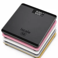 Digital Electronic Body Weight Scale - High Precision Tempered Glass Bathroom Scale with LCD Display