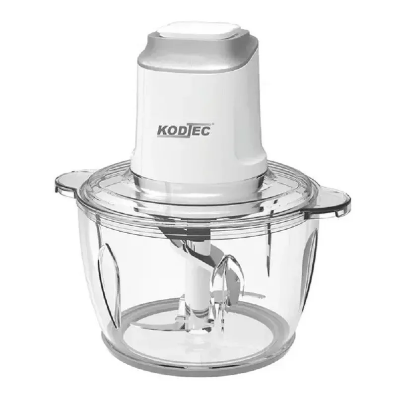 Kodtec Multi-Function Food Chopper Heavy-Duty Glass Bowl 200W Professional Meat Grinder & Vegetable Mincer 2.0L, Dual-Layer Stainless Steel Blades KT-3009CP-BW 1 Kodtec Multi-Function Food Chopper Heavy-Duty Glass Bowl 200W Professional Meat Grinder & Vegetable Mincer 2.0L, Dual-Layer Stainless Steel Blades KT-3009CP-BW