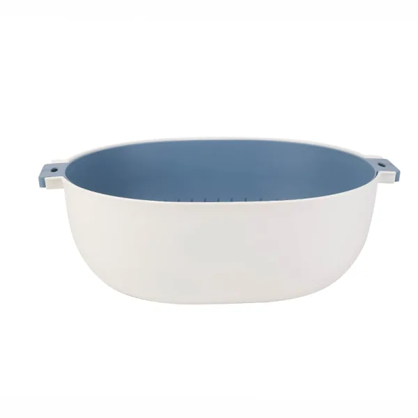 Nadstar Strainer With Basket 22x30 CM Multipurpose Kitchen Vegetable & Fruits Washing Basket - 2 in 1 Strainer + Basket 8027