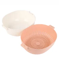 Nadstar Strainer With Basket 22x30 CM Multipurpose Kitchen Vegetable & Fruits Washing Basket - 2 in 1 Strainer + Basket 8027