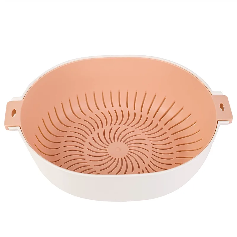 Nadstar Strainer With Basket 22x30 CM Multipurpose Kitchen Vegetable & Fruits Washing Basket - 2 in 1 Strainer + Basket 8027