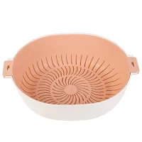 Nadstar Strainer With Basket 22x30 CM Multipurpose Kitchen Vegetable & Fruits Washing Basket - 2 in 1 Strainer + Basket 8027