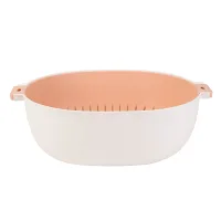 Nadstar Strainer With Basket 22x30 CM Multipurpose Kitchen Vegetable & Fruits Washing Basket - 2 in 1 Strainer + Basket 8027