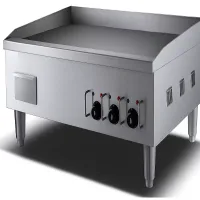 Commercial Industrial Electric Griddle 9kW, Massive 900mm Heavy-Duty Flat Top Grill, Professional Stainless Steel Commercial Griddle WG-36