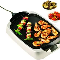 Kenwood Health Grill Adjustable Temperature Cool Touch Handle 2000w Hg266 - 2 Heat Zones Tempered Glass Lid Large Cooking Area Oil Drainage Channels