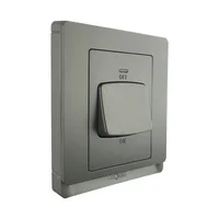 Tronic Grey Double Pole Switch - 45Amps