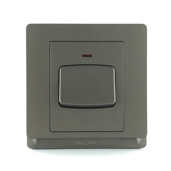 Tronic Grey Double Pole Switch - 45Amps