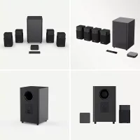 Hisense Home Theatre System 700W 4.1.2Ch with Wireless Subwoofer, Dolby Atmos, DTS:X, Bluetooth 5.3 HT Saturn