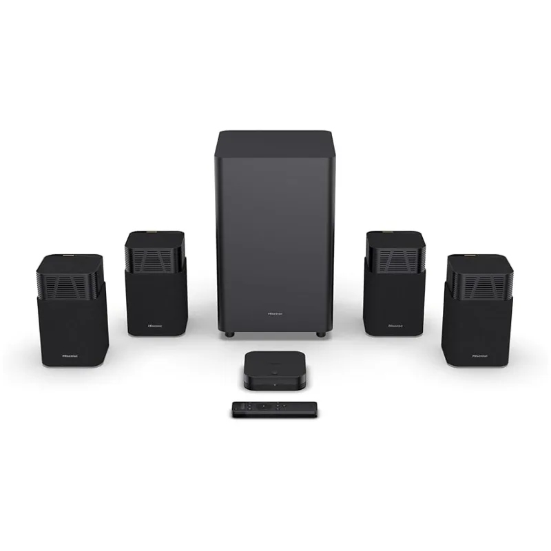 Hisense Home Theatre System 700W 4.1.2Ch with Wireless Subwoofer, Dolby Atmos, DTS:X, Bluetooth 5.3 HT Saturn