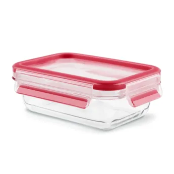 Tefal Masterseal Glass Container Rectangle 0.2L Food Storage N1041310