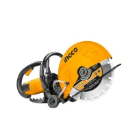Ingco Power Cutter 2800W 355mm with Wheels Suitable for Cutting Concrete, Stone and Brick PC3558