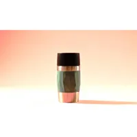 Tefal Travel Mug 0.3L Double Wall Stainless Steel Twist Black Insulated leak Proof N2160110