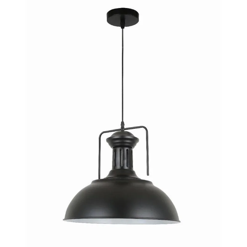 Tronic Black Retro Industrial Pendant