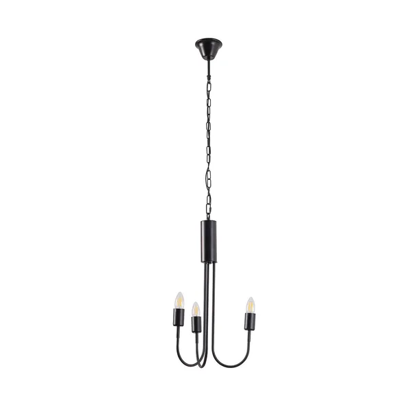 Tronic Iron Wall Lamp Black 3XE27 Black