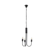 Tronic Iron Wall Lamp Black 3XE27 Black