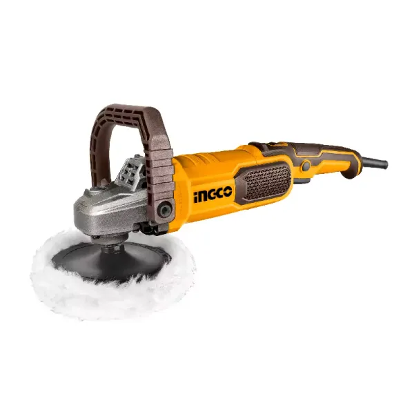 Ingco Industrial Angle Polisher 1400W with Variable Speed Control, Lock-on Switch, Aluminum Gear Box AP140016